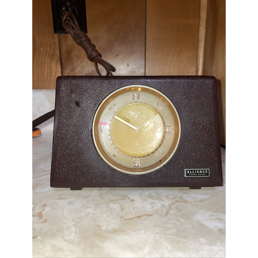 1960s Vintage MCM Alliance Tenna Rotor Model U-100 Antenna Rotator Control Box‎